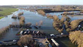 Floods at The Maybush Oxfordshire 09012024 [upl. by Rj]