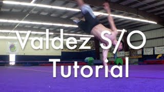 Valdez Step Out Tutorial  Tricking [upl. by Mikkanen]