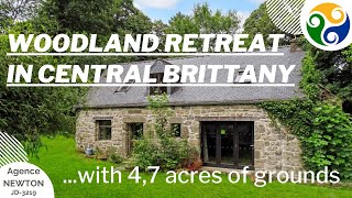 SOLD STC FRENCH PROPERTY FOR SALE  Woodland retreat in Cotes dArmor Brittany [upl. by Olympie]