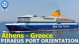 Athens Greeces Piraeus Ferry Port  Orientation amp What To Expect [upl. by Ianahs]