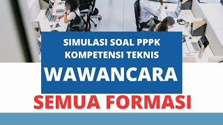 SOALSOAL KOMPETENSI WAWANCARA ASN PPPK [upl. by Tremml276]