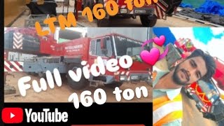 LIEBHERR crane basic full video 📹 Ltm 160ton 💞🤞🏻 [upl. by Willyt]