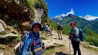 DAY 4 ON THE WAY TO EBC TREK Lets do Everest base camp Trek Flynepaladventureoffical [upl. by Nosirrag]