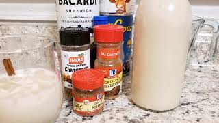 How to make Puerto Rican Coquito drink Eggnog [upl. by Roxi]