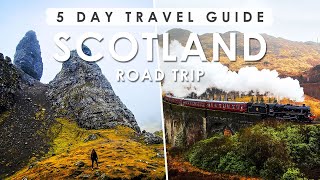 5 DAY SCOTLAND ROAD TRIP ITINERARY  BEST THINGS to DO EAT amp SEE  Travel Guide [upl. by Evilc]