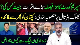 Big Decision by Supreme Court Jeet Kis Ki Imran Khans Hunger Strike Decision  Imran Riaz VLOG [upl. by Elbys]