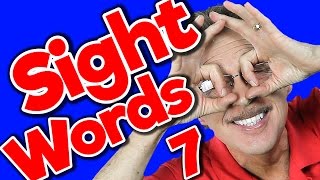 New Sight Words 7  Sight Words Kindergarten  High Frequency Words  Jump Out Words  Jack Hartmann [upl. by Noiek]