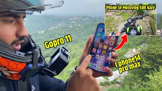 How to Edit GOPRO Videos  Motovlogs in Mobile Phone  2023 [upl. by Cynara]