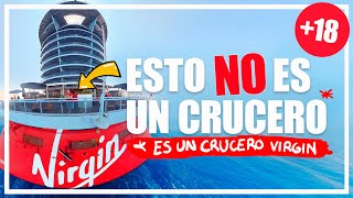 ¿CRUCERO SOLO PARA ADULTOS  Así es viajar con VIRGIN 🛳️♥️ [upl. by Ahsim568]