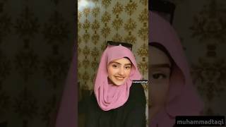 Hijab Hacks  Best Hijab Style for an Oval Face hijab shortvideo hijabgirl muhammadtaqi [upl. by Annahsat]