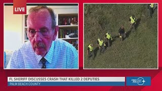 Florida sheriff details crash that killed 2 of his deputies [upl. by Meece21]