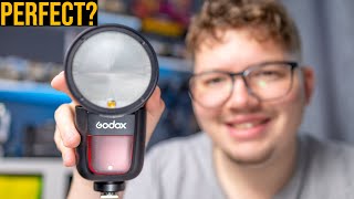 Is the Godox V1 the BEST Flash for Wedding Photographers [upl. by Rehposirhc]