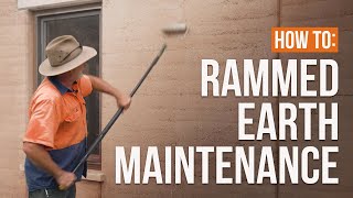 How to Take Care of Rammed Earth Structures  Aussie Built Rammed Earth Maintenance Guide [upl. by Aihsekel]