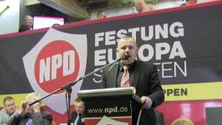 NPDBundesparteitag zur Europawahl 2014  Eröffnung [upl. by Marys]