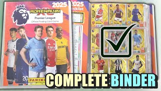 COMPLETE BINDER Adrenalyn XL 20242025 Premier League Full Binder Update  All Golden Ballers [upl. by Sayer934]