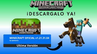 ✅DESCARGAR MINECRAFT VERSION 1213104 APK  ANDROID PARCHE ULTIMA VERSION [upl. by Eniamreg]