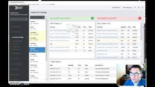 BURSTcoin Asset Exchange How To  Decentralized Stock Exchange by Blockchain Technology [upl. by Kancler]