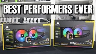 Corsair H100i Platinum and H115i Platinum AIO CPU Watercoolers [upl. by Piero]