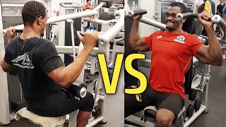 Agonist antagonist pair  Shoulder Press vs Lat Pulldown [upl. by Anitsyrhk]