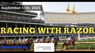 LIVE Horse Racing Handicapping  Churchill Downs  Belmont at the Big A  Woodbine  Sun Sept 15th [upl. by Randa615]