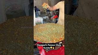 Mayapuri’s Famous Chole Kulche🤩🔥 Indian Street Food [upl. by Yelnikcm588]