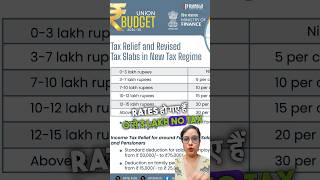 New Income Tax slab rates announced in Budget 2024 shorts [upl. by Odab]