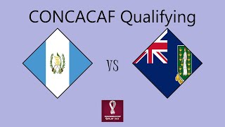 Guatemala vs British Virgin Islands  CONCACAF Qualifying Round 1 Group B [upl. by Calendra260]