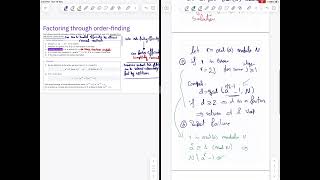 Lecture 29 Shors Algorithm [upl. by Eri922]