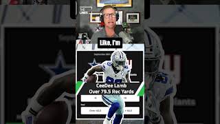 CeeDee Lamb Props  Jake Ferguson Props  Thursday Night Football Best Bets Cowboys vs Giants [upl. by Stefanie754]