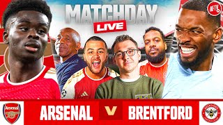 Arsenal 21 Brentford  Match Day Live  Premier League [upl. by Alonzo498]