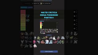 Mega Pokemon Tierlist  Partea I youtubeshorts shorts [upl. by Xenophon112]