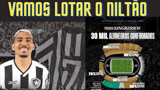 LIVE ALVINEGRA NILTÃO LOTADO CONTRA PALMEIRAS  ALLAN PODE ESTREAR PELO BOTAFOGO [upl. by Reibaj]