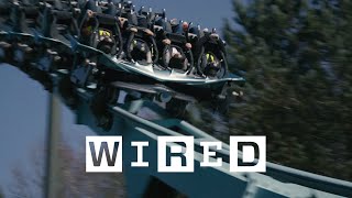 What its Like to Ride Alton Towers Virtual Reality Rollercoaster Galactica  WIRED [upl. by Retsim]