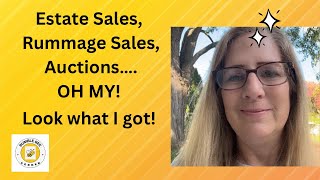 Estate Sales Rummage Sales and Auctions OH MY [upl. by Annadroj]