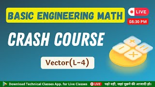 Basic Engineering Math Crash Course  VectorL4  SBTE Bihar Polytechnic [upl. by Oirad688]