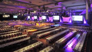 Timelapse Schnellumbau in der Estrel Convention Hall [upl. by Rafaela257]