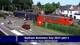 RailCam summary and highlights July 2017 part 1 [upl. by Uolyram]