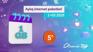 Azercellin aylıq internet paketləri [upl. by Ibur]