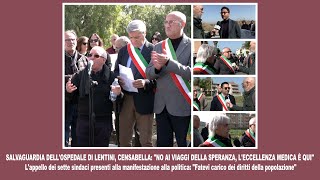 Manifestazione Salvaguardia dellOspedale di Lentini [upl. by Airrej]