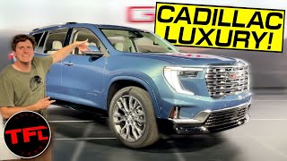 Do You Really Need a Cadillac The 2024 GMC Acadia Denali Aims to Be a Fullon Luxury Family Hauler [upl. by Elocen]