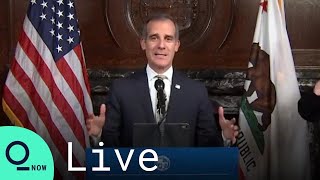 LIVE Los Angeles Mayor Eric Garcetti Gives Update on Californias Covid Pandemic [upl. by Alves]