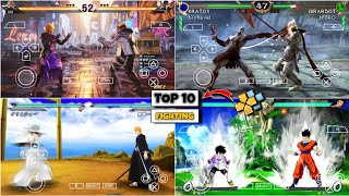 Top 10 Best PPSSPP Fighting Games For Android amp ios Gaming Bruh [upl. by Tsuda]