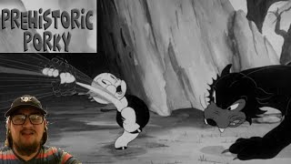 Looney Tunes  Prehistoric Porky 1940  First Time Watching Can Porky Survive the Stone Age [upl. by Miarhpe]