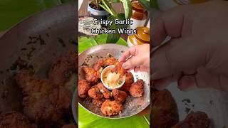 Crispy Chicken Wings  Butter Garlic Wings  Addictive amp Tasty shorts chickenwings recipes [upl. by Ylro]