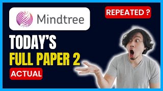 2nd Part 😲  Mindtree Coding Questions 2024  LTI  UBK Anna [upl. by Atnauqahs]