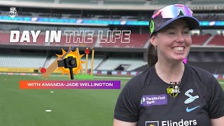 Day In The Life With AmandaJade Wellington  WBBL10 [upl. by Osnofla]