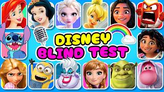 DEVINE 50 CHANSONS spécial DISNEY🎤🌺🎬  Blind Test  Les Minions Vaiana Raiponce Elsa [upl. by Chane852]