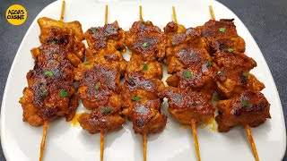 Chicken SHISH TAWOOK Middle Eastern Kebab Secret Recipe by Aqsas Cuisine Turkish Chicken Kebab [upl. by Assyram]