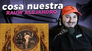 DISCAZO REACCION Rauw Alejandro  COSA NUESTRA [upl. by Ttezil]