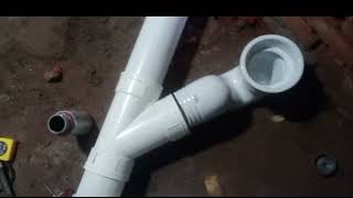 drainage pipe installation house [upl. by Ccasi329]